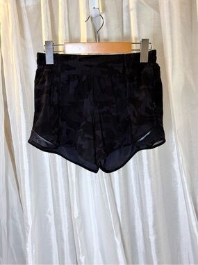 lululemon athletica Black Camo Running Shorts